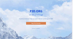 Desktop Screenshot of p3d.org